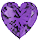 Amethyst Heart